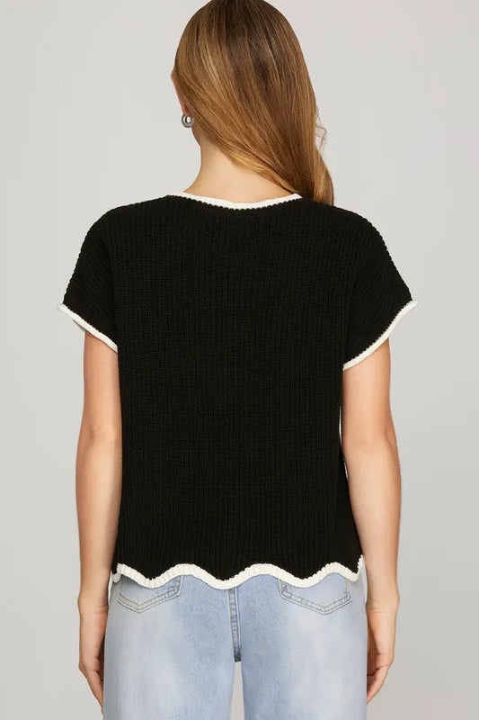 Kickoff Knit Top