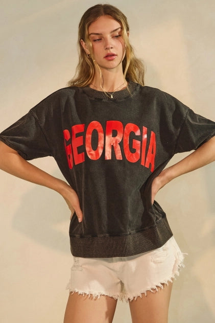Acid Washed GEORGIA Tee