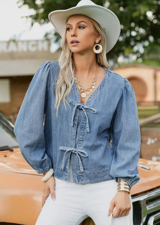 High Noon Denim Top