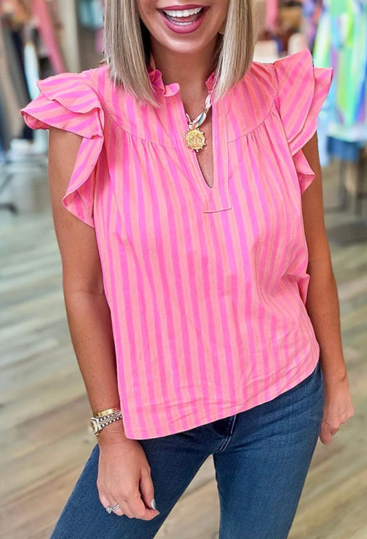 Callie Bubblegum Top